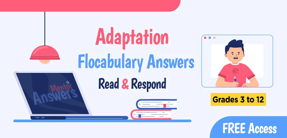 Flocabulary Adaptation Answers Key